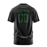 Custom Black Green T-Shirt