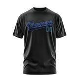 Custom Black Navy T-Shirt