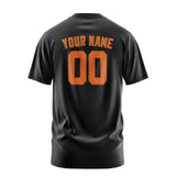 Custom Black Orange T-Shirt