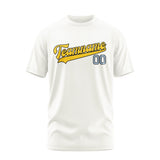 Custom White Gold T-Shirt