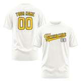 Custom White Gold T-Shirt