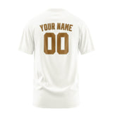 Custom White Khaki T-Shirt