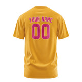 Custom Yellow Pink T-Shirt
