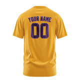 Custom Yellow Purple T-Shirt