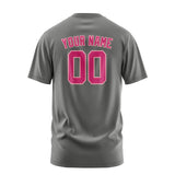 Custom Dark Grey Pink T-Shirt