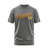 Custom Dark Grey Khaki T-Shirt