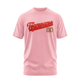 Custom Light Pink Orange Red T-Shirt