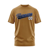 Custom Khaki Navy T-Shirt
