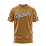 Custom Khaki Gray T-Shirt