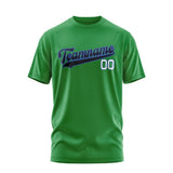 Custom Emerald Green Navy T-Shirt