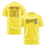 Custom Light Yellow Gold T-Shirt