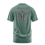 Custom Blue Green Dark Grey T-Shirt