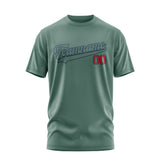 Custom Blue Green Blue Green T-Shirt