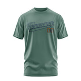 Custom Blue Green Blue Green T-Shirt
