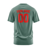 Custom Blue Green Orange Red T-Shirt