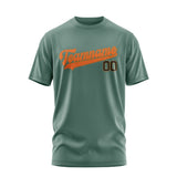Custom Blue Green Orange T-Shirt