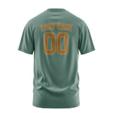 Custom Blue Green Khaki T-Shirt
