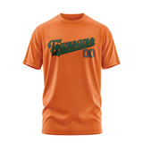 Custom Orange Green T-Shirt