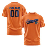 Custom Orange Navy T-Shirt