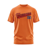 Custom Orange Red T-Shirt