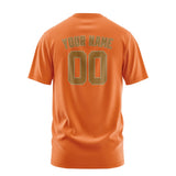 Custom Orange Khaki T-Shirt