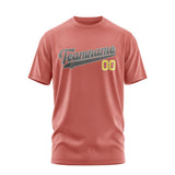 Custom Copper Rose Dark Grey T-Shirt
