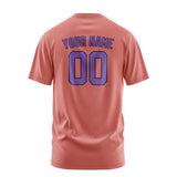 Custom Copper Rose Light Purple T-Shirt