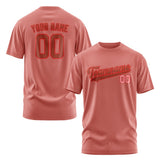 Custom Copper Rose Coral Red T-Shirt