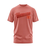 Custom Copper Rose Coral Red T-Shirt