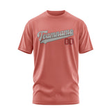 Custom Copper Rose Gray T-Shirt