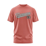 Custom Copper Rose Gray T-Shirt