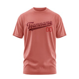 Custom Copper Rose Crimson Red T-Shirt