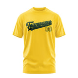 Custom Gold Dark Green T-Shirt