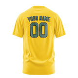 Custom Gold Blue Green T-Shirt