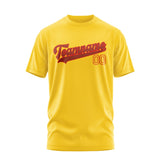 Custom Gold Coral Red T-Shirt