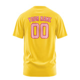 Custom Gold Light Pink T-Shirt