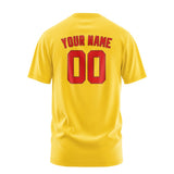 Custom Gold Orange Red T-Shirt