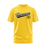 Custom Gold Black T-Shirt