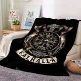 Blanket for Him Gifts - Valhalla - From Parents, Birthday, Christmas, Everyday Encouragement, Motivational