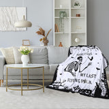 Blanket for Son Gifts, “There It Goes My Last Flying Fu❤️”, From Parents, Birthday, Christmas, Graduation, Motivational Inspirational