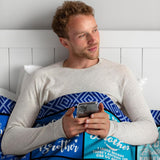 Blanket for Brother Gifts, “Brother Best No. 1 The Man The Myth The Legend”, From Sister or Family, Birthday Christmas Graduation, Inspirational