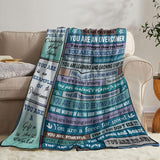 Blanket for Son Gifts, “You Are an Overcomer”, From Parents, Birthday, Christmas, Graduation, Inspirational, Motivational