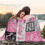 Gifts for Sister in Law Blanket - World’s Best Sister In Law,” From Brother, Birthday, Christmas, Everyday Encouragement, Inspirational