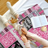 Gifts for Sister in Law Blanket - World’s Best Sister In Law,” From Brother, Birthday, Christmas, Everyday Encouragement, Inspirational