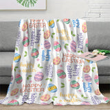 Blanket for Son Gifts, “Happy Easter”, From Parents, Easter Holiday Birthday Christmas, Inspirational Theme