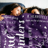 Blanket for Daughter Gifts, “Little Reminders You Are So Very Loved”, From Mom Dad, Birthday, Christmas, Holiday, Inspirational
