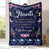 Blanket for Nana Gifts - We Hope Every Time You Snuggle This Blanket It Reminds You How Much We Love You - From Grandchildren, Birthday, Christmas, Everyday Encouragement, Inspirational