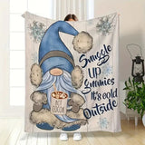 Blanket for Winter Gifts - Snuggle Up Sunnies It's Cold Outside - From Family, Holiday, Christmas, Everyday Encouragement, Inspirational Blanket