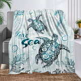 Gifts for Sea Lovers Blanket, “Love Sea”, From Parents, Birthday, Christmas, Everyday Encouragement, Inspirational Theme