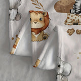 Blanket for Kids Gifts - Brave Like a Lion, Gentle Like an Elephant,” From Parents, Birthday, Christmas, Everyday Encouragement, Animal Theme